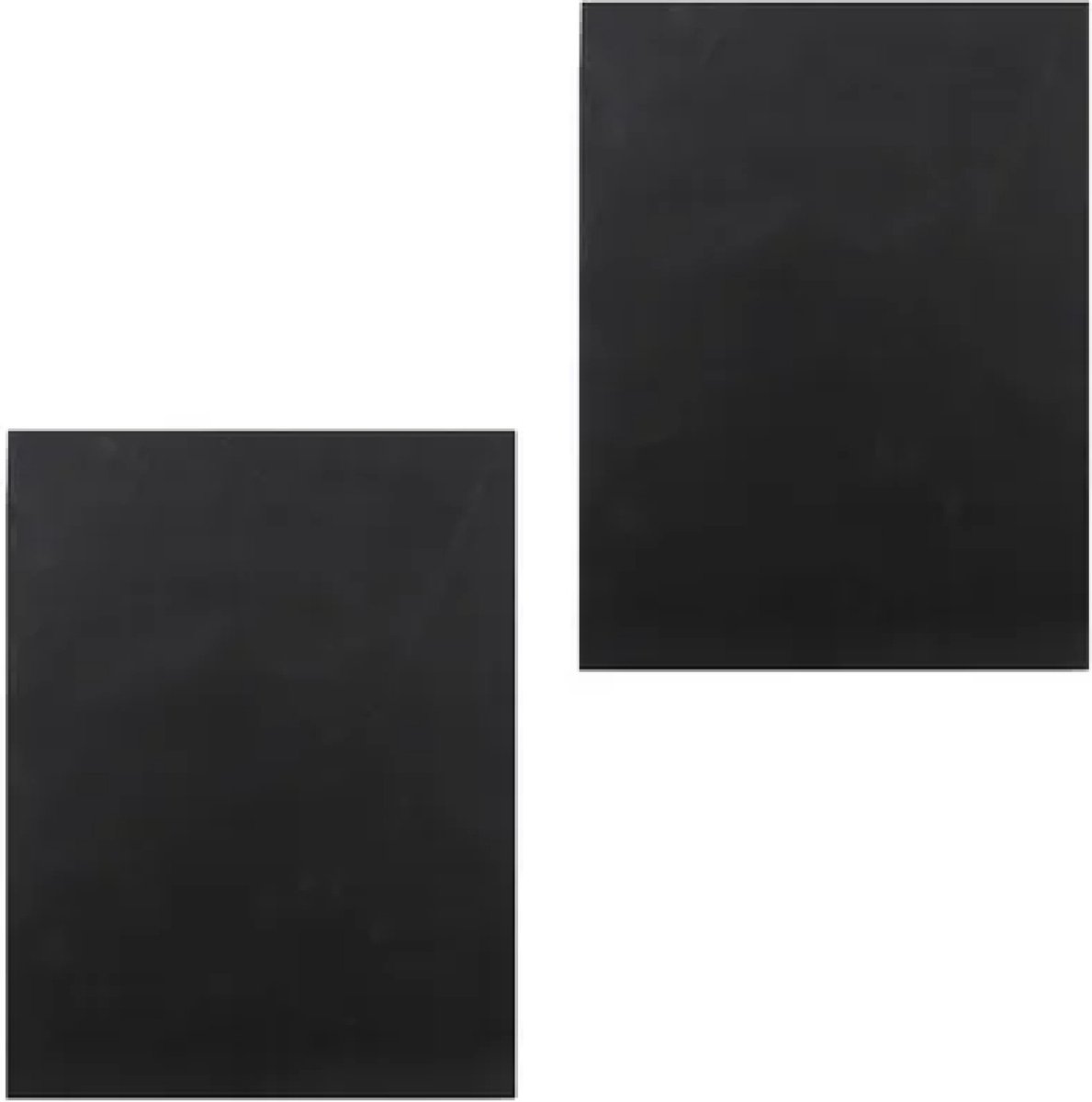 LIVWISE - SET VAN 2 PREMIUM GRILLMATTEN ZWART 40X33CM