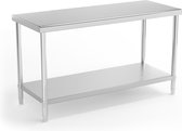 Bol.com Royal Catering - RVS werktafel - ECO - 150 x 60 cm - 230 kg aanbieding