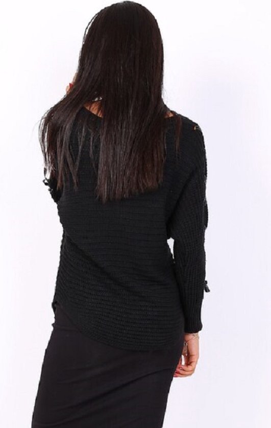 Pull Femme Noir Taille Unique - Occasion Très Bon état - Basique Intemporel