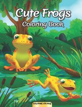 Cute Frogs Coloring Book - Coloring Crumbs - Kleurboek voor volwassenen