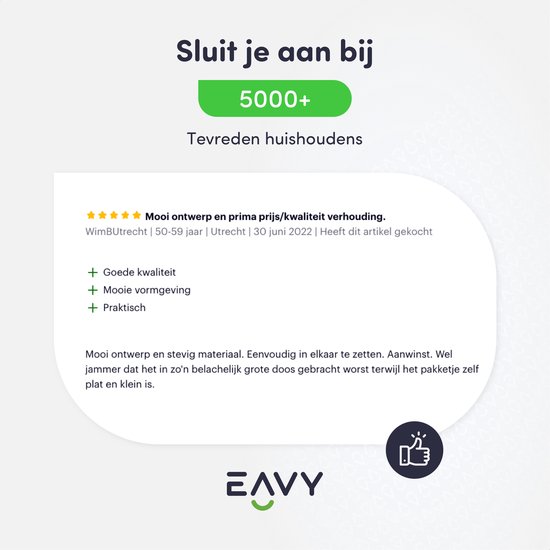 EAVY Handdoekrek Badkamer - 60 cm breed - Handdoekenrek - Handdoekhouder - Handdoekstang - Badkamerrek