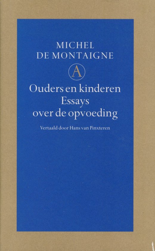 Omslag van Ouders En Kinderen door Michel De Montaigne