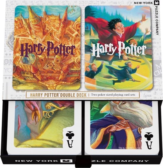 Thumbnail van een extra afbeelding van het spel New York Puzzle Company Harry Potter Double Deck Kaartspel Reizen/avontuur
