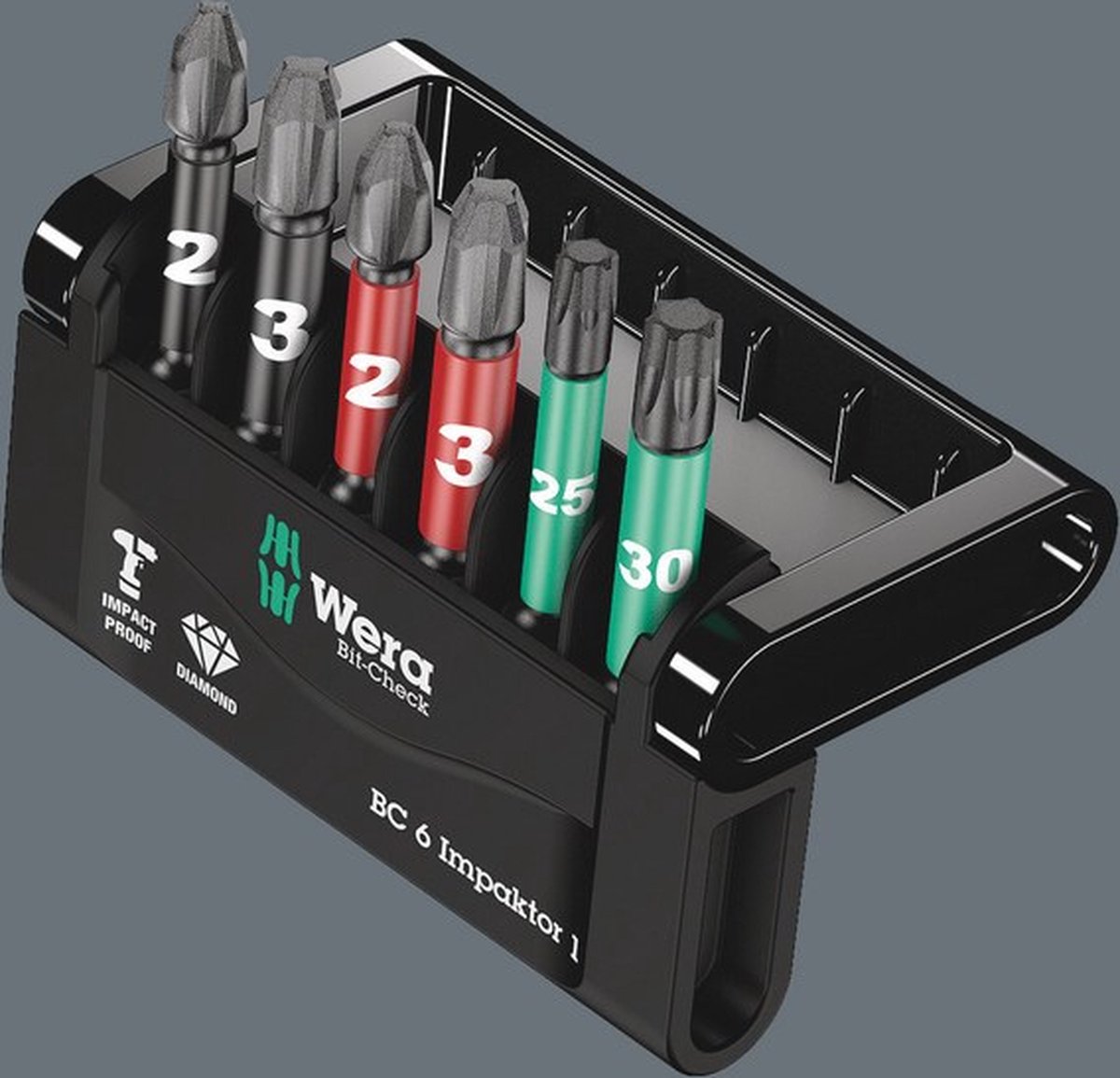 Wera Bit-Check 6 Impaktor 1 SB, 1/4", 6-delig bitset thumbnail 3