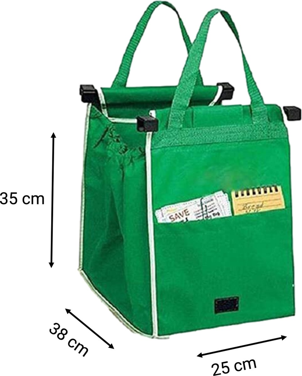 Winkelwagen vervangende tas - 47L boodschappentrolley opbergtas, Oxford stoffen waterdichte opbergtas, winkelwagen vervangende tas, trolley vervangende tas, boodschappentas