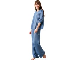 Nautica - Dames Pyjama Set, Lange Mouwen - XL