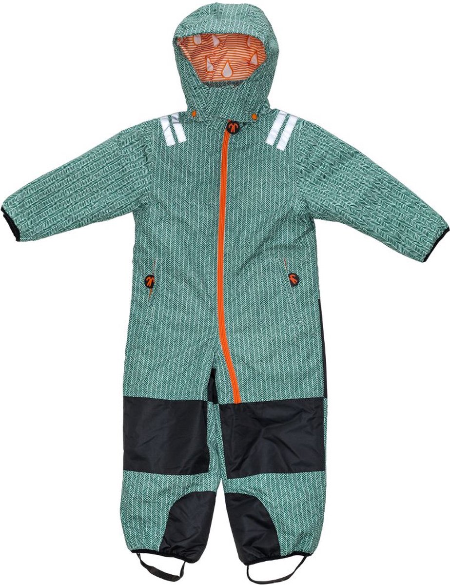 Ducksday Winterpak – Skipak voor kleuters – Sneeuwpak – Snowsuit – Waterdicht & PFAS-vrij – Gerecycled Polyester – – Manu Groen