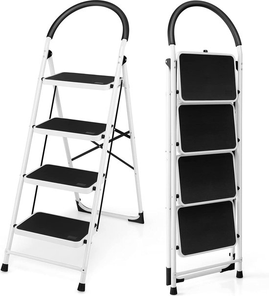 Huishoudtrap – small ladder – kitchen step – household step | bol.com