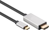 USB-C naar HDMI 8K 30Hz / 4K 120Hz kabel / aluminium - 2 meter