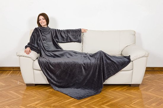 Lavatelli - Kanguru Deluxe Loft - Deken met mouwen  - Plaid met mouwen - TV Deken met mouwen  - Warme deken