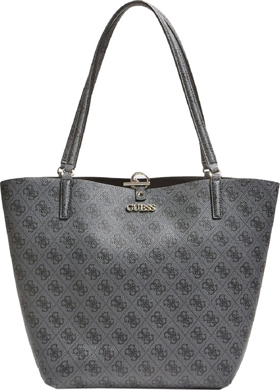Guess Alby Toggle Tote Handtassen - Zwart - One Size