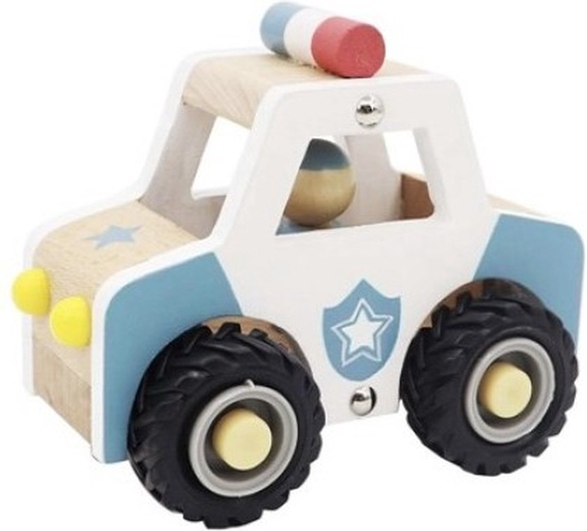 Politieauto hout