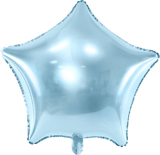 Folieballon ster blauw