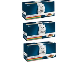 3x Gourmet Perle - Mini Filets in Saus - Kattenvoer - 60x85g