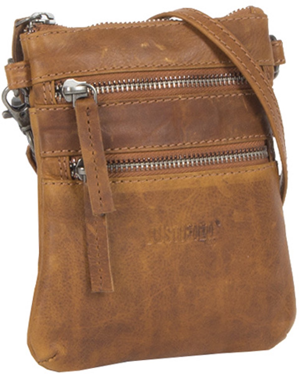 Justified Schoudertasje/Heuptas Halsey Cognac