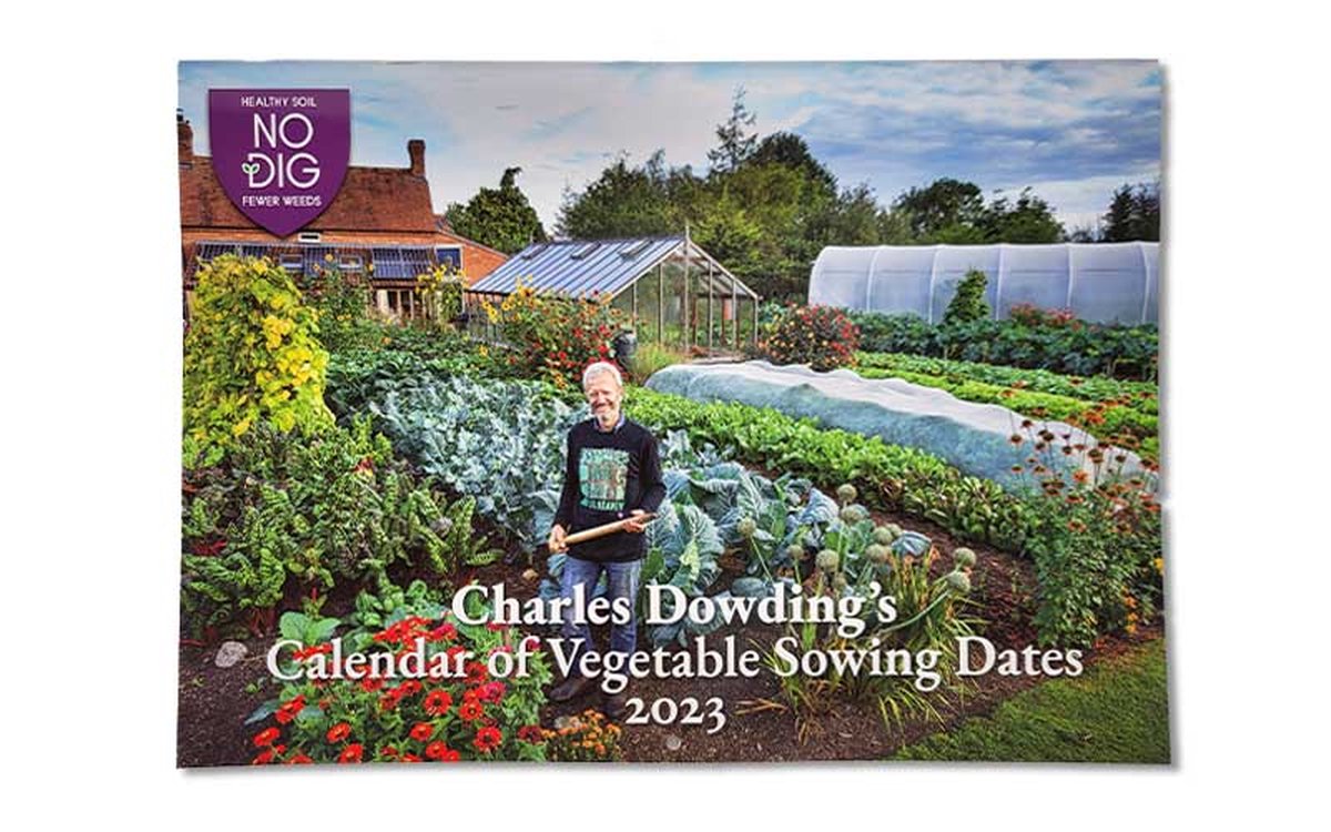 Charles Dowding's Calendar of Vegetable Sowing Dates 2023, Charles