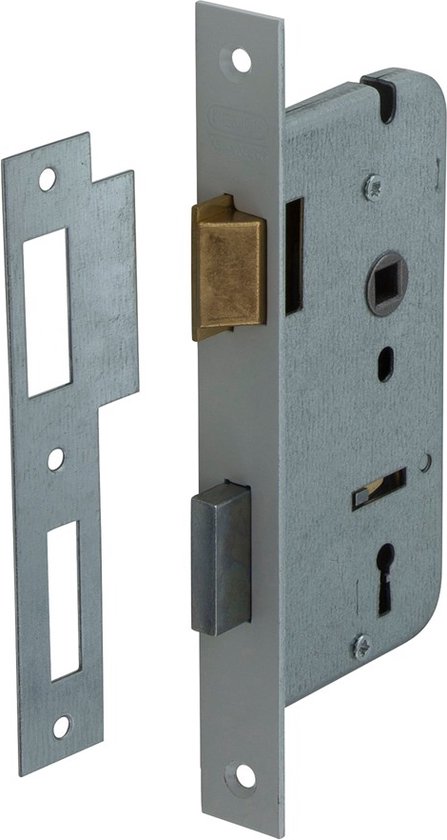 Nemef 66/2 links - Slot afsluitbaar met sleutel - Voor binnendeuren -  Doornmaat 50mm -... | bol.com