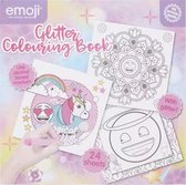 Emoji kleurboek unicorn glitter 24 pagina