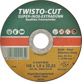 TWISTO-CUT SUPER-INOX 115x1,0x22 10 stuks