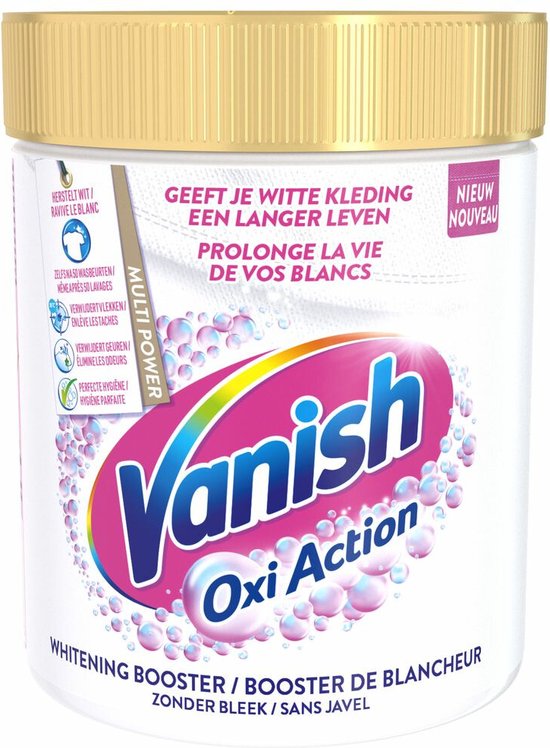 Vanish Oxi Action Whitening Booster Poeder - witte was - 550g