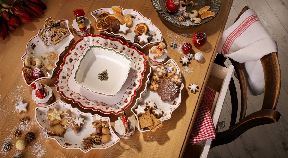 Assiette Pâtisserie Profonde – Vaisselle Noël Villeroy & Boch – Ma Déco de  Noël