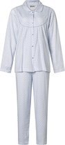 Lunatex tricot dames pyjama 4188 - Blauw - S .