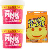 The Pink Stuff paste 2x 850 gram & The Original Scrub Daddy