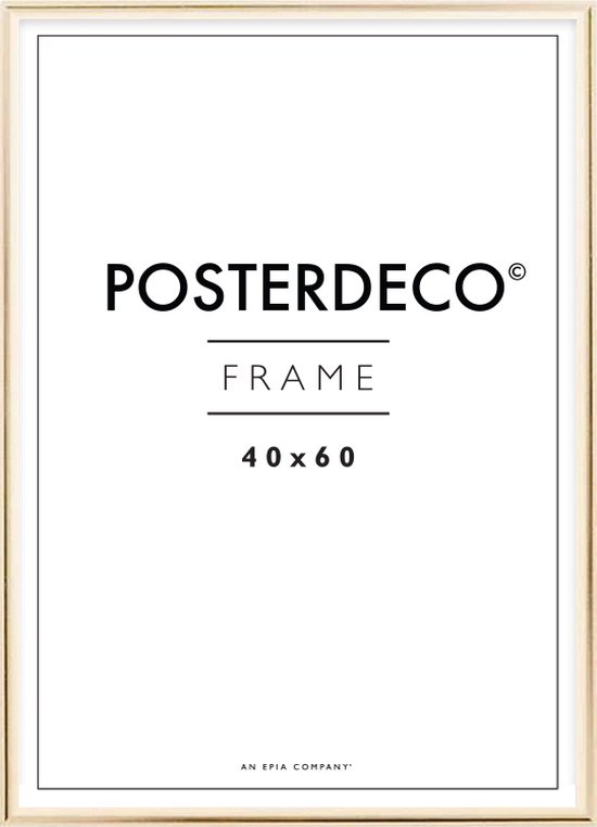 Fotolijst Posterdeco - Premium Metaal - Fotomaat 40x60 cm - Posterlijst -... | bol.com