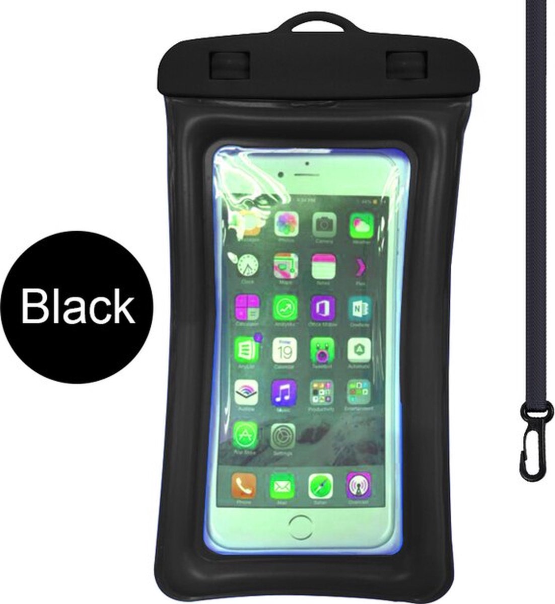 Waterdichte Telefoonhoes met Verbeterde Vergrendeling ontwerp, Kristalhelder Waterdicht Telefoon Geval voor Zwemmen Baden, IPX8 Onderwater Telefoon Geval Compatibel met iPhone, Samsung