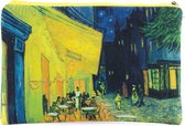 Trousse/trousse de maquillage, Musée Kröller-Müller, Terrasse de café la nuit, Vincent van Gogh