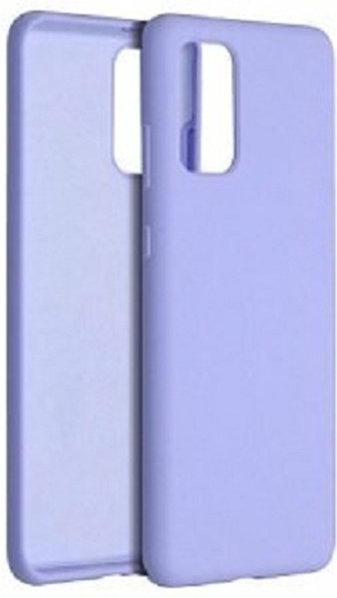 Samsung S20 Plus Siliconen Hoesje Pastelkleur Paars
