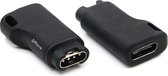 DrPhone UCE5 - Adaptateur de charge USB-C femelle vers montres Smart Garmin - Convertisseur - Connecteur de charge - Convient pour Fenix 7X/7/6/6X/5/ Plus /6X/Venu/Vivoactive 3 - Zwart
