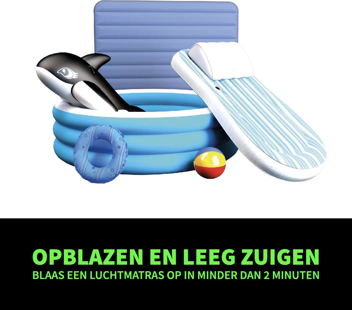 Naturehike Wind-Mini 1600 mAh USB-C Oplaadbare Luchtpomp Mini-luchtpomp