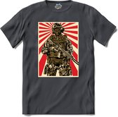 Tactical Hero | Airsoft - Paintball | leger sport kleding - T-Shirt - Unisex - Mouse Grey - Maat M