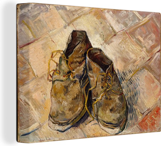 Chaussures pour femmes - Peinture de Vincent van Gogh Toile 80x60 cm - Tirage photo sur toile (Décoration murale salon / chambre)