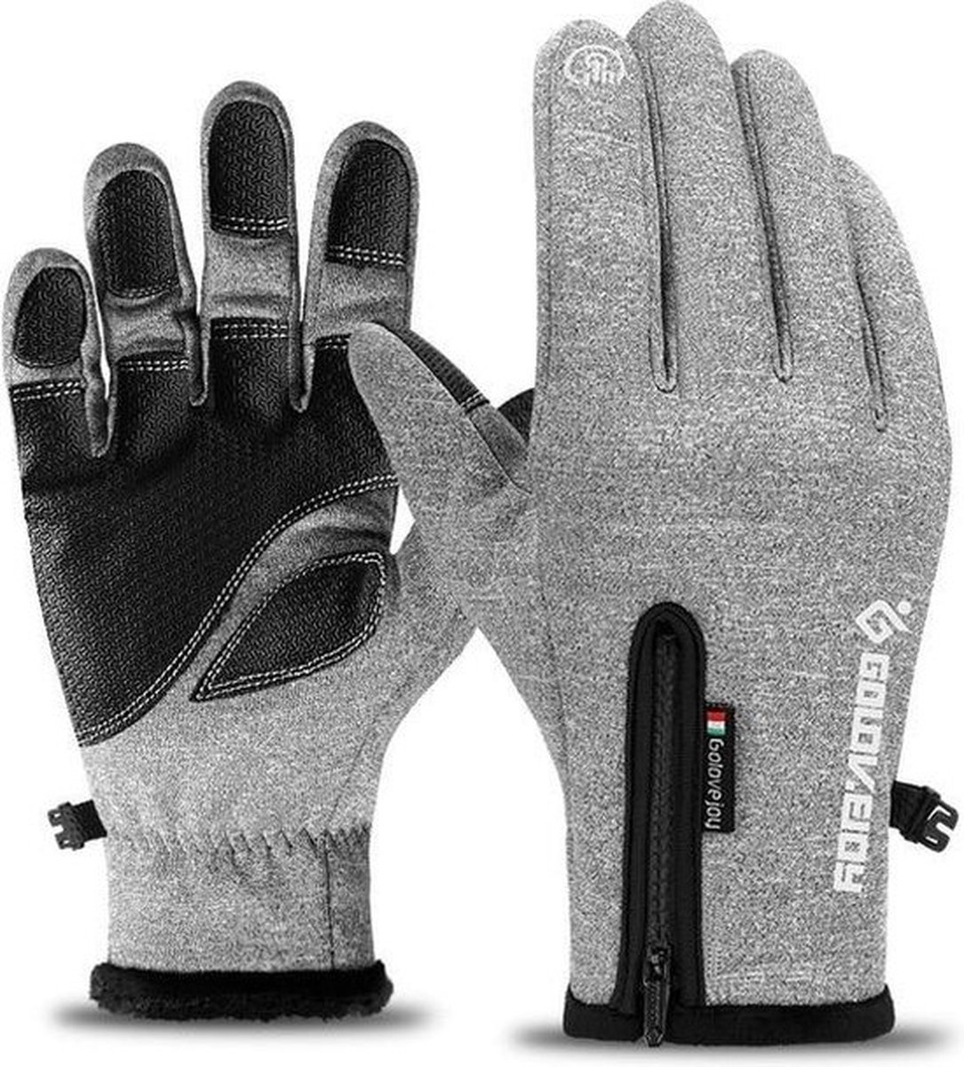 *** Premium Handschoenen Touchscreen Waterdichte Handschoenen Thermo handschoenen – van Heble® *** Zwart