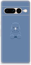 TPU Silicone Hoesje Google Pixel 7 Pro Telefoonhoesje Baby Rhino