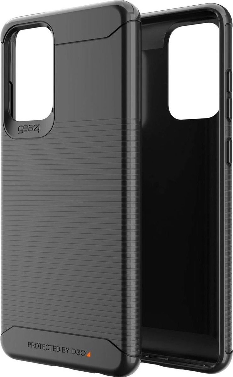 Samsung Galaxy A52 Hoesje - Gear4 - Wembley Serie - Hard Kunststof Backcover - Smoke - Hoesje Geschikt Voor Samsung Galaxy A52