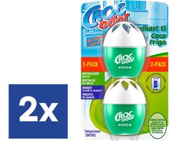 Croc Odor Geurverwijderaar Koelkast - 2 x 2 stuks