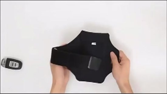 Sportarmband hoes Geschikt voor Samsung A05s/ A06/ A15/ / A16/ A55/ A25/ A35/ A33/ A53/ A73/ A12/ A13/ A14/ A23/ A22/ A03/ A03s/ A02/ A02s/ A04/ A26/ A36/ A56/ A34/ A24 - hardloop - ruimte voor pasjes/ airpodcase/ sleutel - 4.7 t/m 6.9 inch - zwart