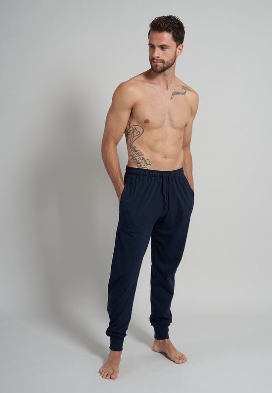 Pyjama ou pantalon de détente homme Ceceba - bleu foncé - Taille : 7XL