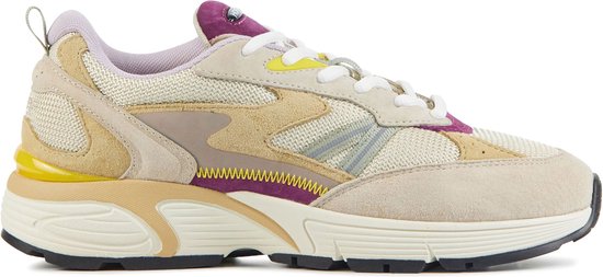 HOFF Sneakers Dames - Lage sneakers / Damesschoenen - Suède - Alabama -  Beige combi - | bol.com