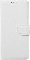 Multimedia & Accessoires PU Lederen Wallet Book Case Hoesje geschikt voor Apple iPhone 13 Pro Max – Wit - Portemonnee – Met Stand – Kaarthouder – Pasjes Houder – Magneet Sluiting – Bookcase