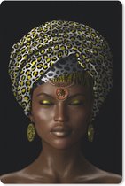 Muismat - Mousepad - Vrouw - Accessoires - Geel - 18x27 cm - Muismatten