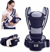 Mivida - Porte-bébé ergonomique - 15 en 1 - Bleu foncé - 0 à 48 mois - Porte-bébé - Porte-bébé avant et porte-dos - Porte- Bébé - Ergonomique - Porte-hanche