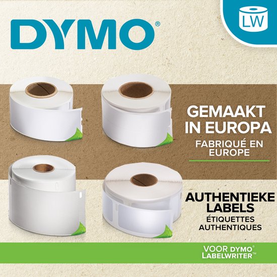 DYMO originele LabelWriter labels voor ordners | 59 mm x 190 mm | 110 zelfklevende etiketten | Geschikt voor de LabelWriter labelprinters | gemaakt in Europa - DYMO