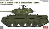 1:35 Rye Field Model 5041 Russian Heavy Tank KV-1 Model 1942 Plastic Modelbouwpakket
