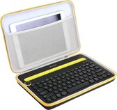 Selwo tas voor Logitech K480 draadloos bluetooth-toetsenbord keyboard