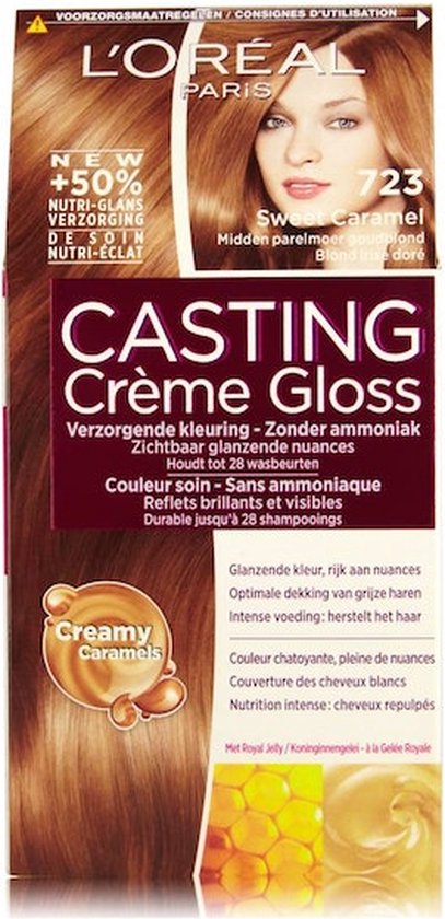 L'Oréal Paris Casting Crème Gloss 723 Sweet caramel Blond irisé doré |  bol.com