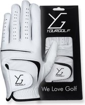 YourGolf Golfhandschoen heren Wit M - Golf - Sport Accessoires - Golfhandschoen Volwassenen - Golfhandschoenen